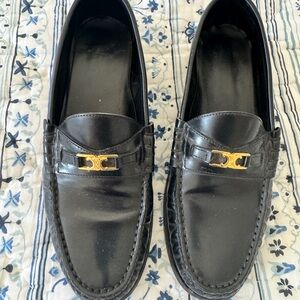Celine Luca Leather Loafers Size 38.5 fits 8
